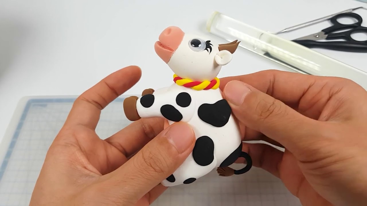 play doh cow