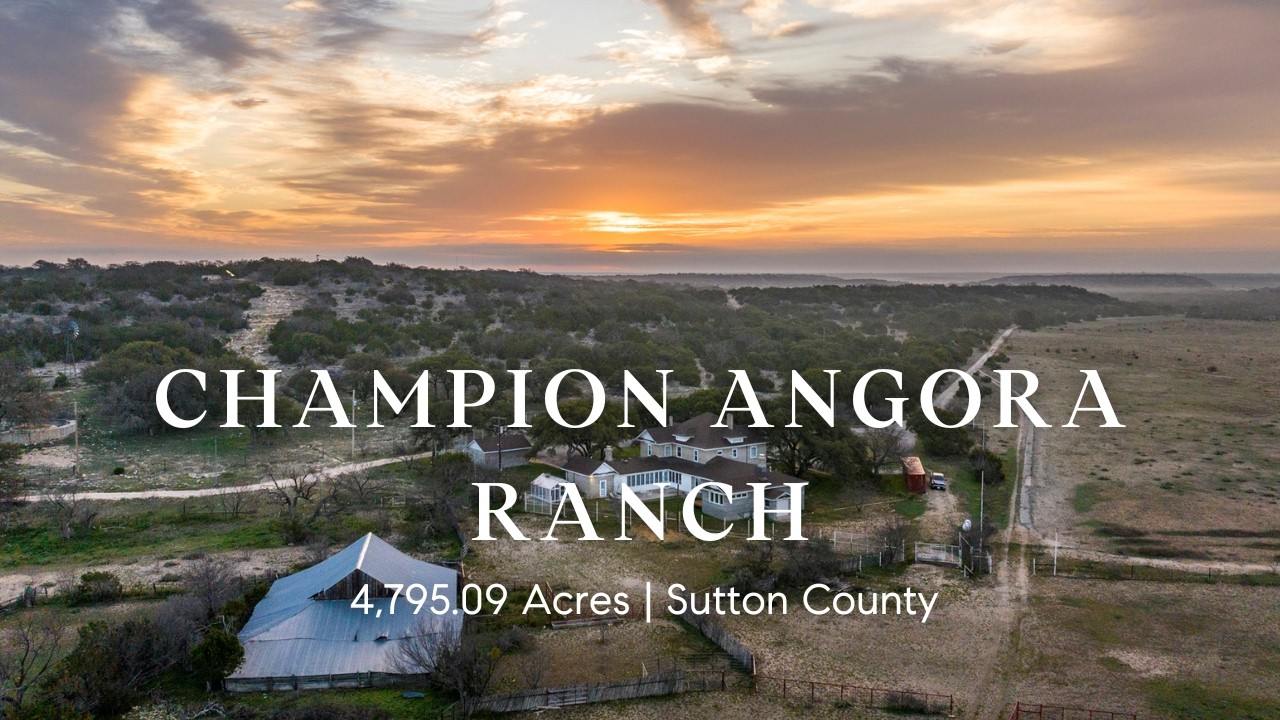 Champion Angora Ranch | 4,795.09 Acres in Sutton County - YouTube