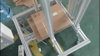 RPM Packaging Machinery - Friction Feeder + Print & Apply Labeller - Flat Corrugated Cartons