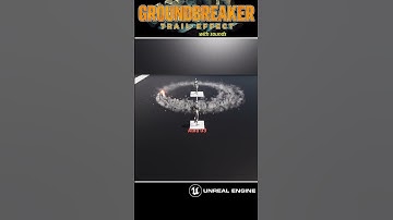 Niagara Groundbreaker Rock and Poison Barrier with sounds in Unreal Engine