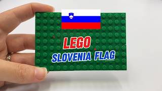 How to Build the Slovenia Flag with LEGO | Full Build