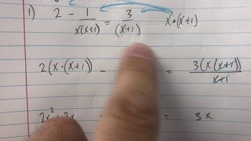 HA2T Unit 2 Solving Rational Equations 1