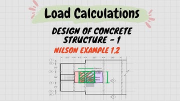 4. Load Calculation - Nilson Chapter 1, Example 1.2 -Design of Concrete Structure