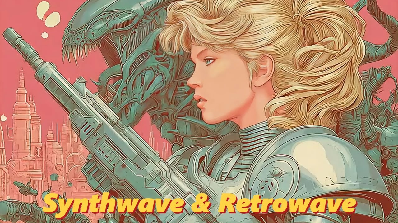 Synthwave Retrowave Mix 2025 | Neon Valkyrie | No Vocals Night Drive · Study · Work