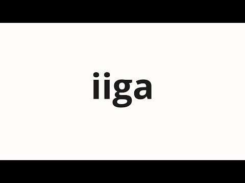 Iga Korean Meaning
