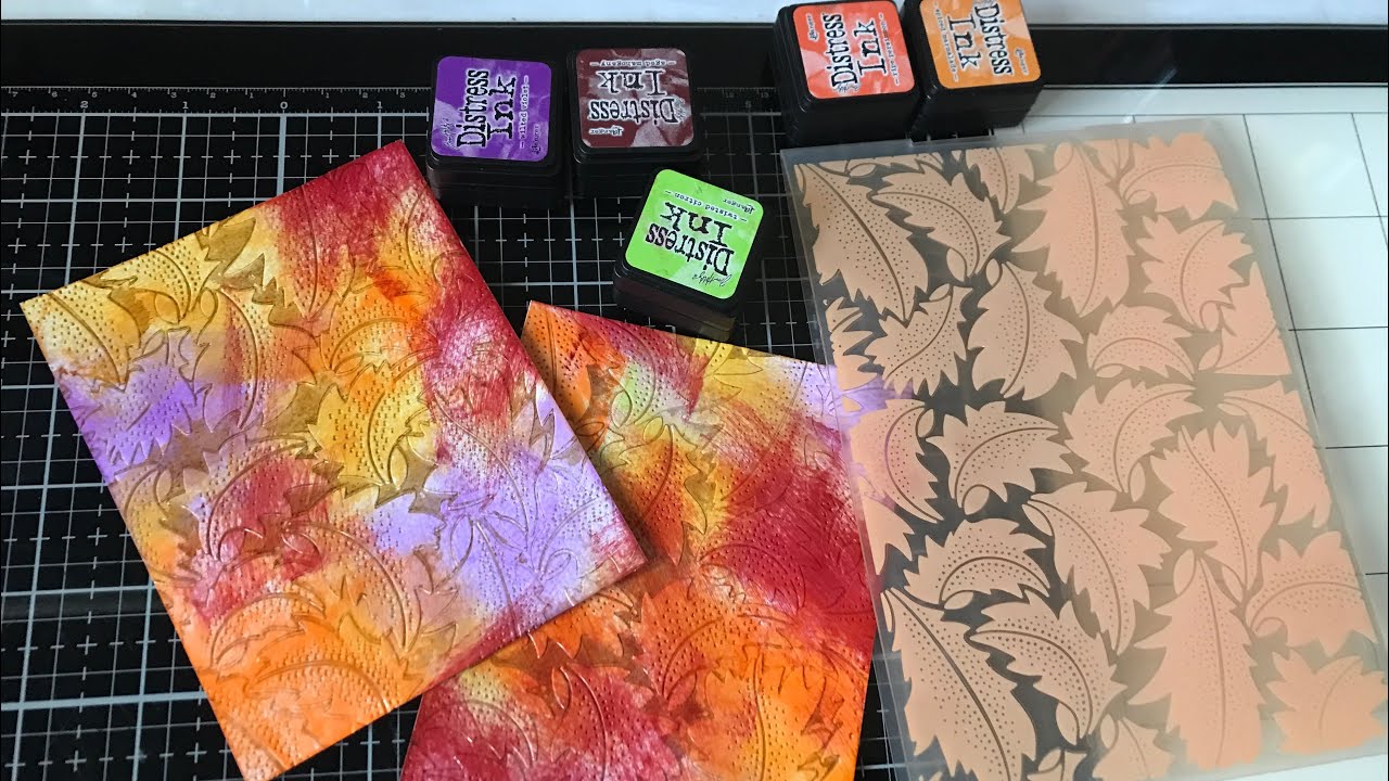 Embossing Folder Technique With A Twist. 10/23/24 - YouTube