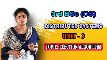 III B.Sc (CS) Distributed Systems | Unit 3 | Election Algorithm |