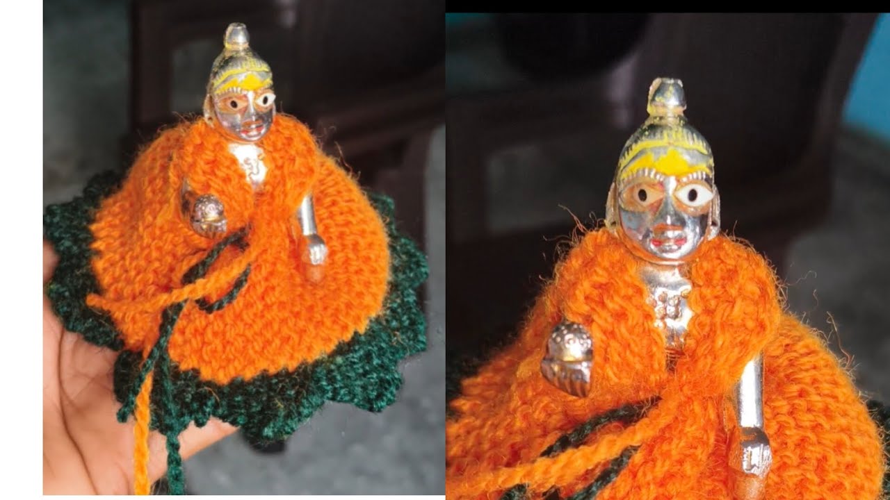 सिर्फ सीधी पट्टी से बनाएं जीरो से एक नंबर के लड्डू गोपाल की Sundar पोशाक ,👕💞