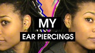All About My Tragus Double Auricle Piercings