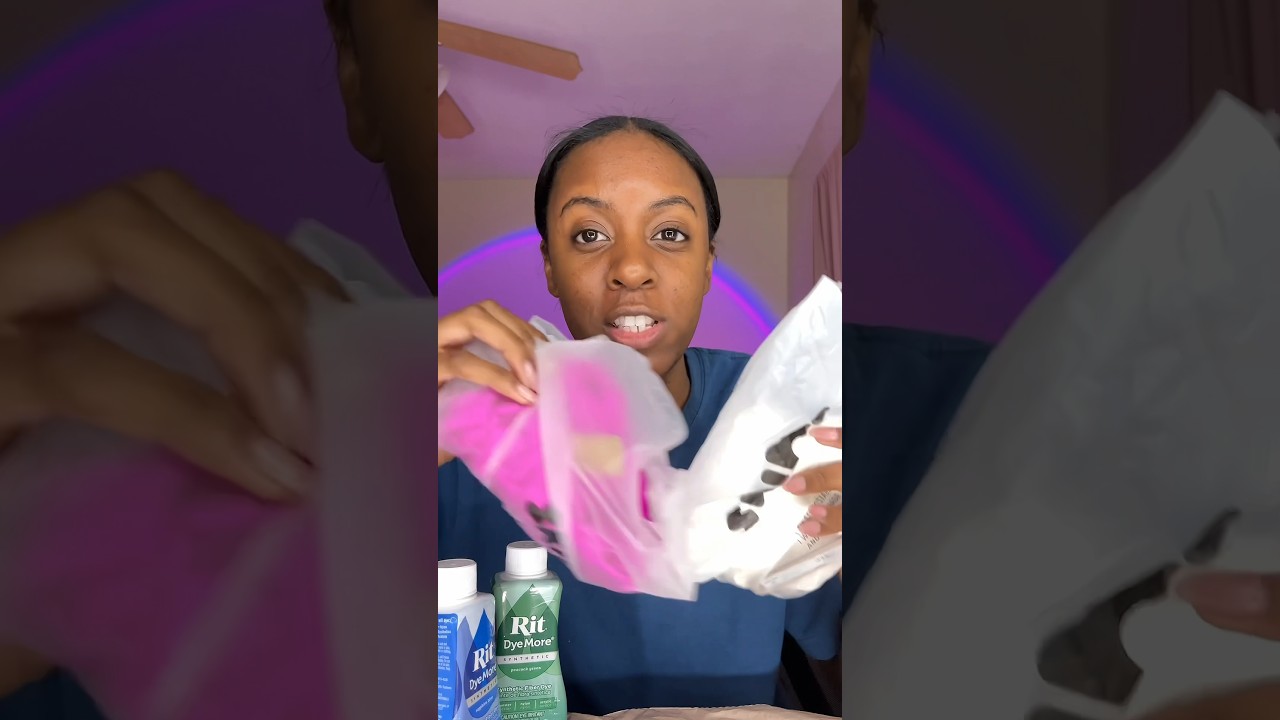 SKIMS limited edition color (because i dyed it lol)  