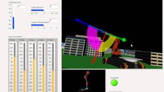 youBot AIK in LabVIEW Robotics Simulator