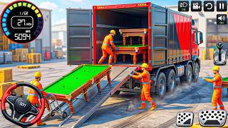 시티 트럭 시뮬레이션 드라이빙 2026: 스누커 테이블 배달 미션 - 사실적인 트럭 게임 - 안드로이드 게임플레이 screenshot 5