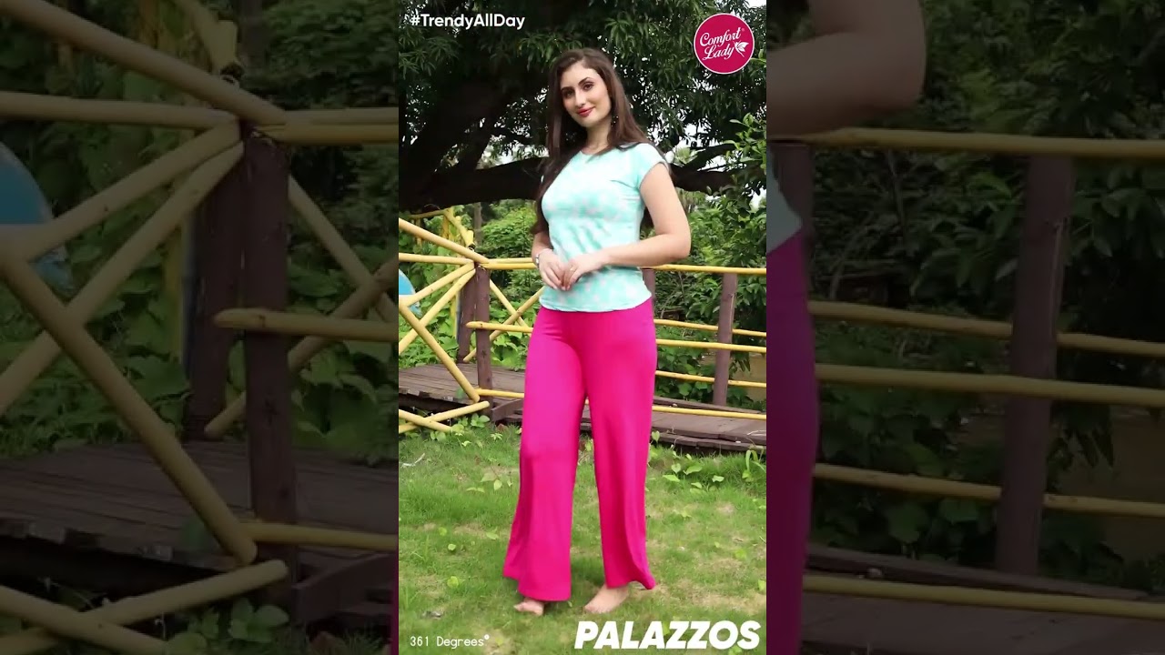 Comfort Lady | Trendy All Day with Palazzos | 361 Degrees - A Design Beyond