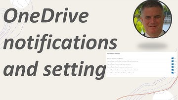 OneDrive Notification and Setting