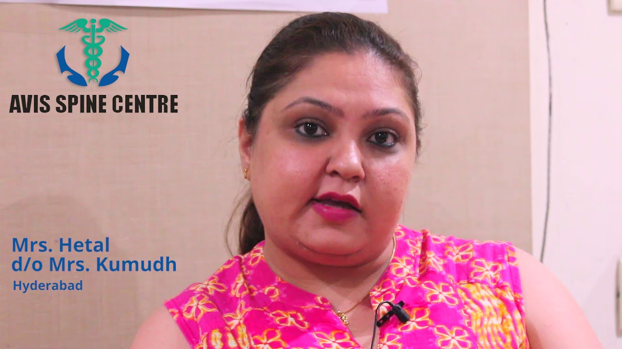 Avis Spine Centre - Patient Testimonial