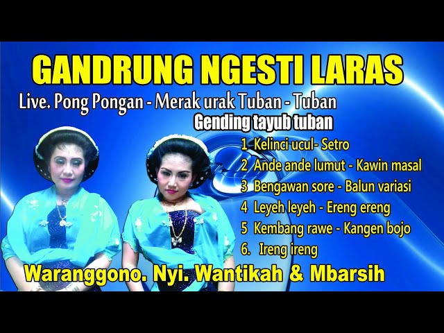 Tayuban Gandrung Ngesti Laras Wantika - Mbarsih - Yunita Live Pong Pongan Merak Urak class=