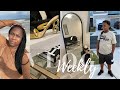 Weekly vlog my son is back in school new home decor hot shein find cook w me family beach day