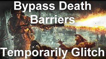 *NEW* Black Ops Zombies- How to Temporarily Bypass Death Barriers Tutorial!