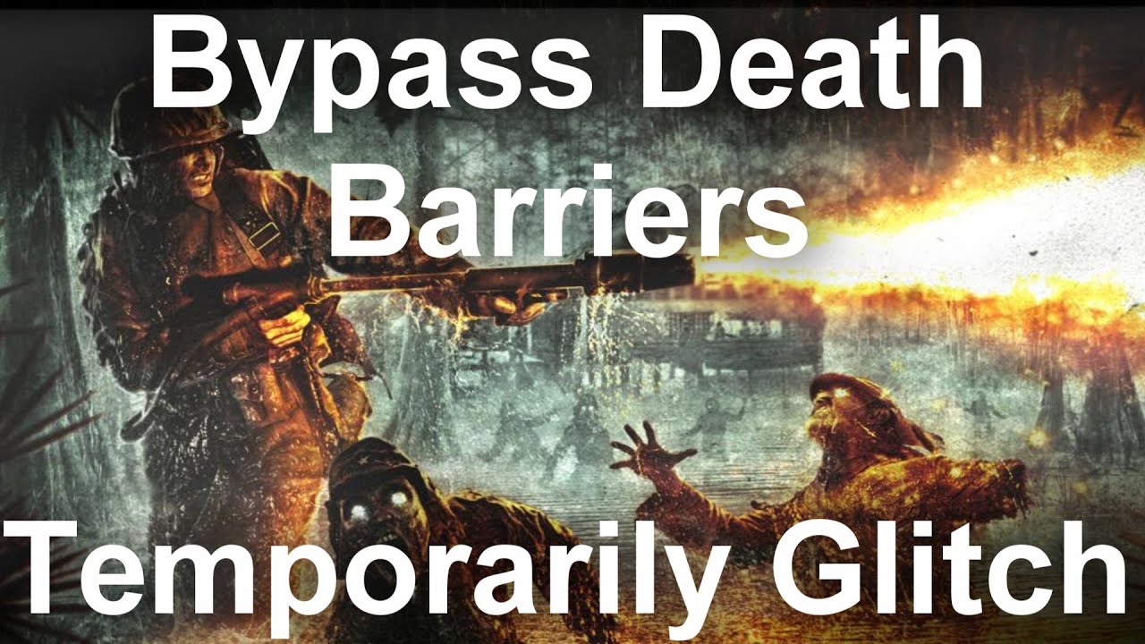 *NEW* Black Ops Zombies- How to Temporarily Bypass Death Barriers Tutorial!