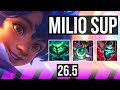 MILIO &amp; Caitlyn vs NAUTILUS &amp; Jinx (SUP) | 11K damage | KR Master | 26.5