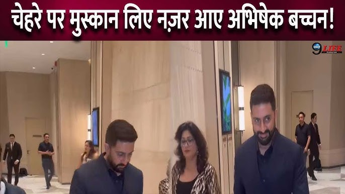 तलाक़ की खबरों को इग्नोर करते चेहरे पर मुस्कान लिए नज़र आए अभिषेक बच्चन !