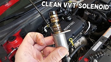 HOW TO CLEAN VVT SOLENOID ON CHEVROLET OPEL ECOTEC  VARIABLE TIMING SOLENOID CLEANING