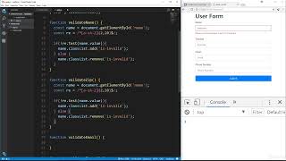 JavaScript Regular Expressions - Form Validation Project