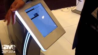 ISE 2014: Axeos Shows Its Axes Exia Tablet Holder Featuring Customizable Surfaces and Lighting