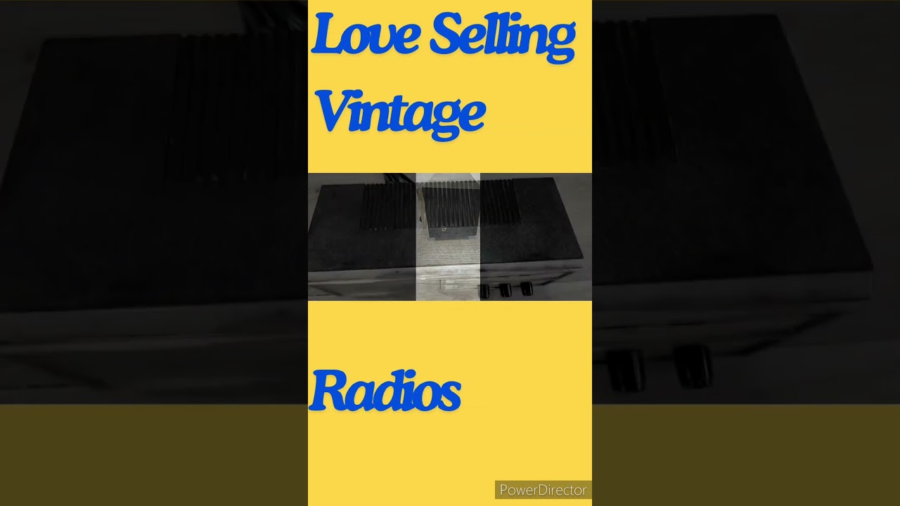 I Love Selling Vintage Radios 