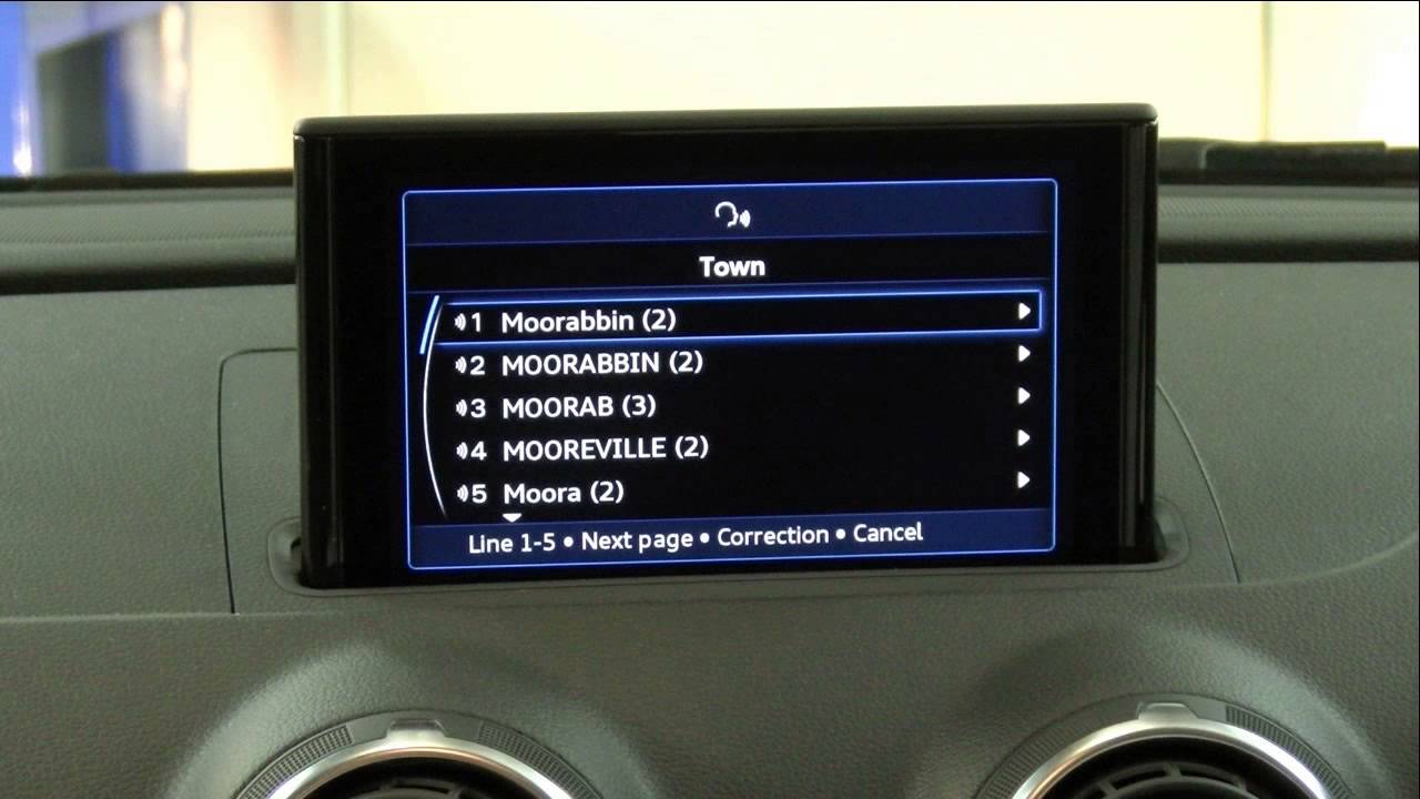 Audi A 3 Navigation System Not Available