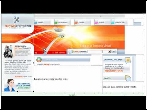 13.- Curso XHTML. Diseño práctico página web con rowspan y colspan