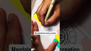 Mandala book mark creation for lovers of art and colours | vibrantcolorssbyparul