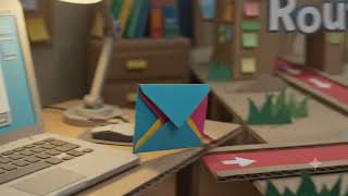 The Secret Life of a Data Packet (Papercut Animation)Data Routing: The Paper-Crafted Journey