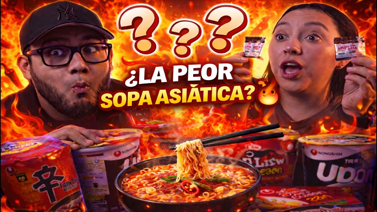 La sopa asiática más picante que hemos probado 🥵🔥