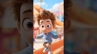 Happy Kids Rhymes 🎶 | Fun Learning Song for Kids 😍 #shorts"