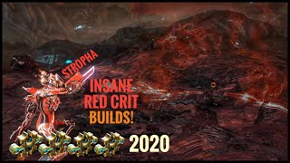 Warframe- Stropha Build 2020 [4 forma] | Insane Red Crit Builds!
