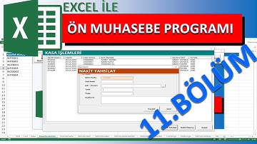 Excel ile Ön Muhasebe Programı 11.Bölüm ( Tahsilat ve Ödeme İşlemleri) / Pre-Accounting with Excel