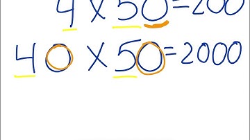 Multiplication with Factors Ending in Zero
