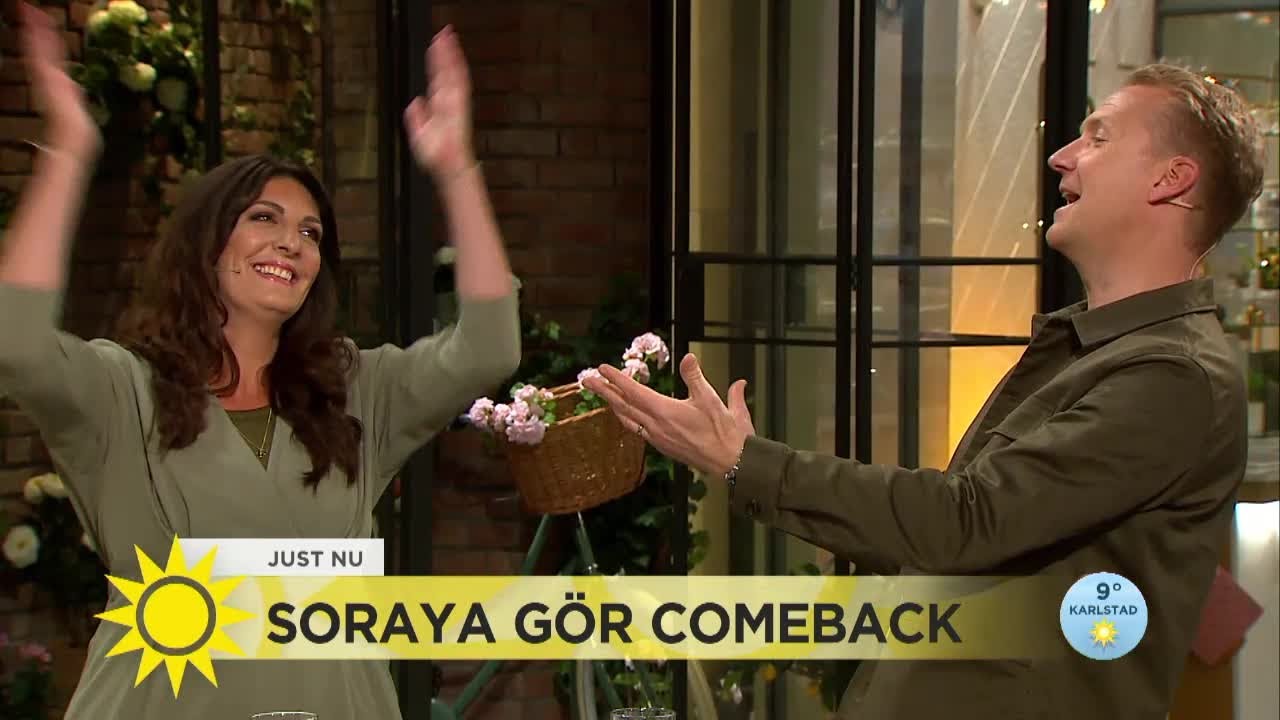Soraya tillbaka efter mammaledigheten - Nyhetsmorgon (TV4)