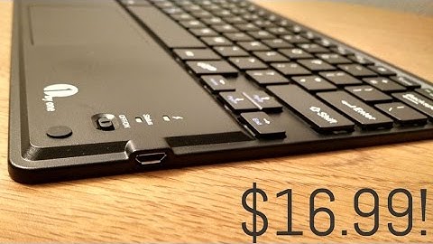 1ByOne Bluetooth Keyboard Review | Cheapo Bluetooth Keyboard With Touchpad