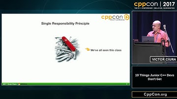 CppCon 2017: Victor Ciura “10 Things Junior C++ Devs Don