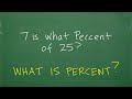 7 Is What Percent Of 25 Basic Math Question What Is Percent 7 Is What Percent Of 25 Basic Math Question What Is Percent
