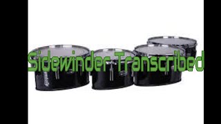 RHS Drumline cadence: Sidewinder Transcribed