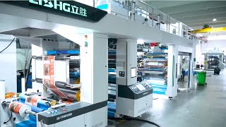 King Series CI flexo printer equipped with intelligent sleeve & true servo improve printed quality