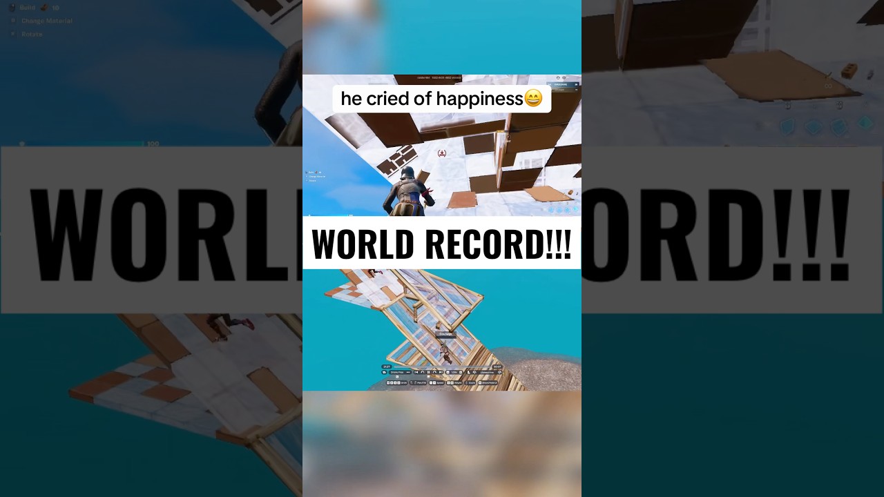 ⁣most wholesome fortnite moment. #fortnite #gaming #wholesome #worldrecord #chasecrime