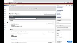 A.AC.T. Navigate: History Tab
