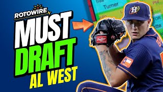 5 Pitchers & 5 Hitters you MUST DRAFT in the AL West (Every Team) 2023 Fantasy Baseball