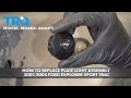 How to Replace Plate Light Assembly 2001-2005 Ford Explorer Sport Trac