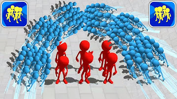 Crowd Runners Gameplay (iOS & Android) Walkthrough Part 4