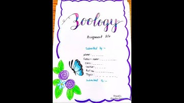 Zoology assignment file🦠 B. Sc 3rd sem||biology project file on microscope class 11th, 12th|#shorts